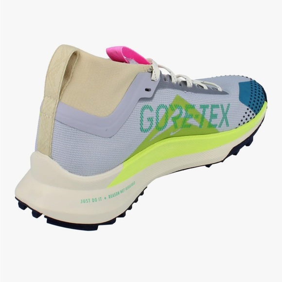 Nike React Pegasus Trail 4 GTX Wolf Grey/Green Size 8 Women NWT - Picture 2 of 6